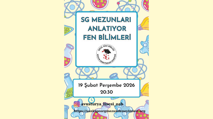 SG Mezunları Fen Bilimleri Anlatıyor  (19.02.2026 / 20:30)