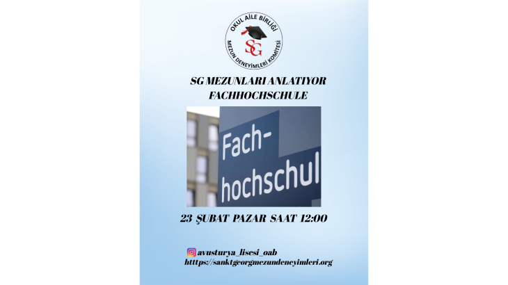 SG Mezunları Fachhochschule Anlatıyor (23 Şubat 2026 / 12.00)